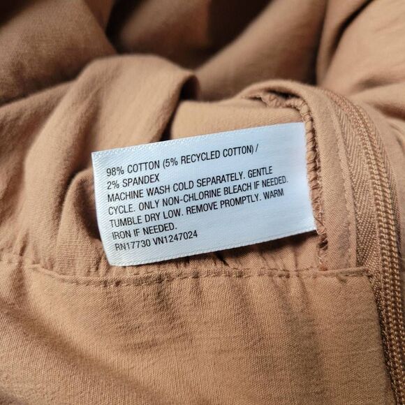 Future Collective Reese Blutstein medium blouse beige structured wrap top - Picture 13 of 13